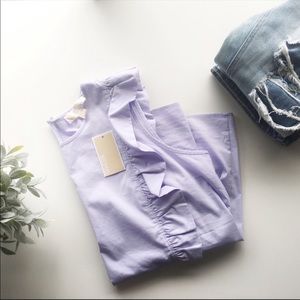 Michael Kors ruffled tank